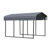 Arrow Storage Products Carport, 10 ft. x 15 ft. x 9 ft. Charcoal CPHC101509